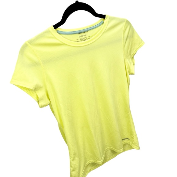 Patagonia Common Threads Women’s Performance Yellow T-Shirt - Picture 2 of 10